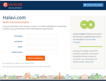 Tablet Screenshot of halavi.com